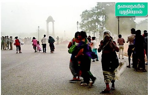 டெல்லி புழுதிப்புயல் 2 நாள் தொடரும்: வானிலை ஆய்வு மையம் எச்சரிக்கை