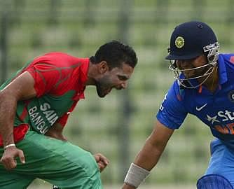 இந்தியாவை 105 ரன்களுக்குச் சுருட்டியது வங்கதேசம்