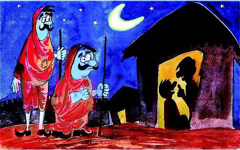 குள்ள ராஜா போட்ட தடை