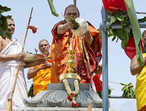 சிருங்கேரி சாரதாம்பாள் கோயில் மஹா கும்பாபிஷேகம் நிகழ்ந்தது