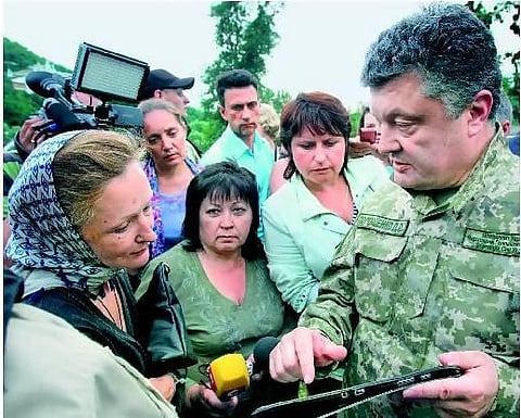 உக்ரைன் அரசு போர்நிறுத்த அறிவிப்பு﻿