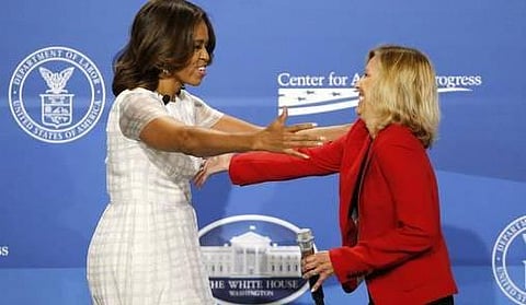 அமெரிக்காவுக்கு பெண் அதிபர்: மிச்சேல் ஒபாமா விருப்பம்