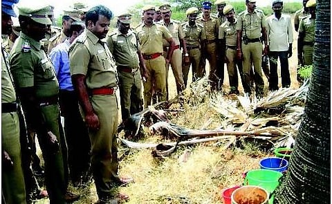 கூடங்குளம் அருகே மீனவர் மோதல் 82 நாட்டு வெடிகுண்டுகள் பறிமுதல்﻿: 2 பேர் காயம்; போலீஸார் குவிப்பு﻿