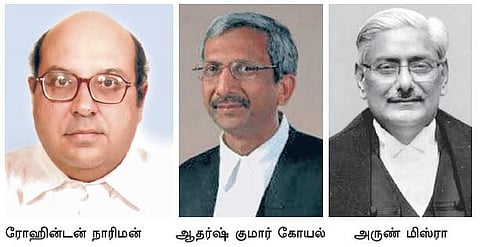 உச்ச நீதிமன்றத்துக்கு 3 புதிய நீதிபதிகள்- தலைமை நீதிபதி ஆர்.எம்.லோதா முன்னிலையில் பதவியேற்பு