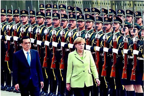 ஜெர்மனி பிரதமர் ஏஞ்சலா மெர்கல் சீனாவில் சுற்றுப்பயணம்