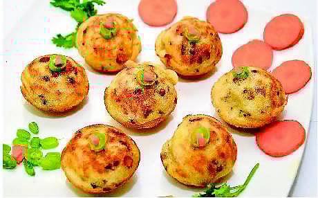 வகை வகையான உணவு: வெஜ் பணியாரம்