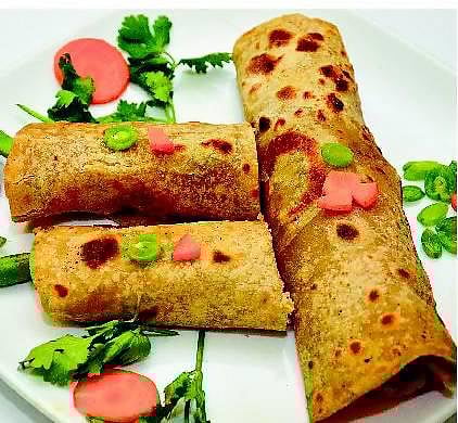 வகை வகையான மதிய உணவு - வெஜ் ரோல்ஸ்