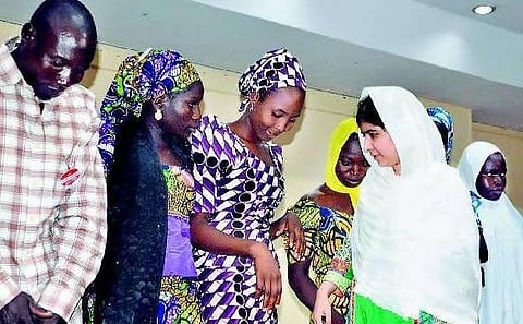 சிறை வைத்துள்ள 219 மாணவிகளை விடுவியுங்கள்﻿: நைஜீரியா தீவிரவாதிகளுக்கு மலாலா வேண்டுகோள்﻿