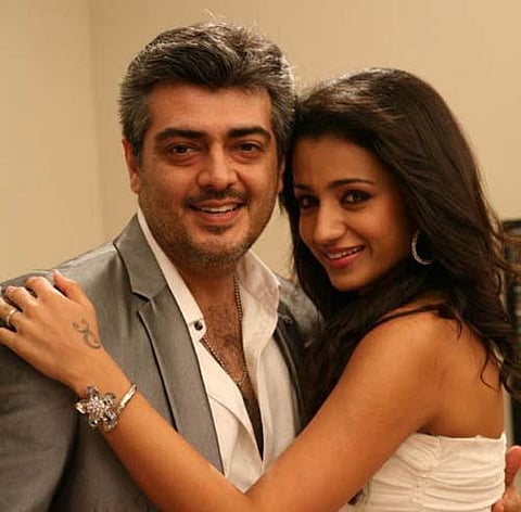 கணவன் மனைவியாக அஜித் - த்ரிஷா: அஜித் 55 அப்டேட்ஸ்