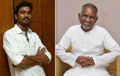 தனுஷ் வரிகளைப் பாடும் இளையராஜா