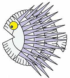 காகித மீன் - நீங்களே செய்யலாம்