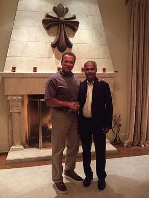 ஐ இசை வெளியீடு: அர்னால்டுக்கு நேரில் அழைப்பு