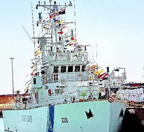 புதிய ரோந்து கப்பல் ஐசிஜிஎஸ் அபிராஜ் நாட்டுக்கு அர்ப்பணிப்பு﻿: கடற்படை தென் பிராந்திய தளபதி தகவல்﻿