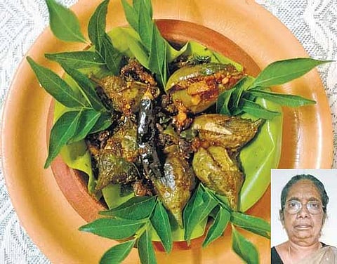 கத்தரிக்காய் எண்ணெய் வதக்கல்