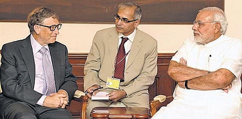 நரேந்திர மோடி, பில் கேட்ஸ் சந்திப்பு