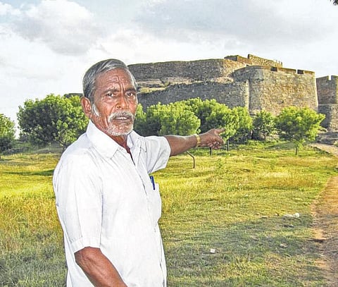 ரஞ்சன்குடி கோட்டை ரகசியங்களை வெளிக் கொண்டுவர வேண்டும்: கோரிக்கை வைக்கும் கோட்டை காவலர்