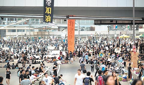 ஹாங்காங் போராட்டம் சட்டவிரோதமானது﻿: சீன அரசு அறிவிப்பு﻿﻿