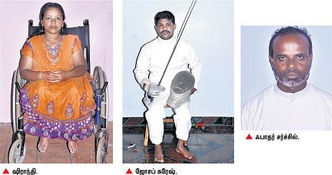 சர்வதேச போட்டியில் பங்கேற்க முடியாமல் மாற்றுத் திறனாளிகள் தவிப்பு﻿: வறுமையால் ‘வாடும்’ மீனவ கிராம வீரர்கள்﻿﻿