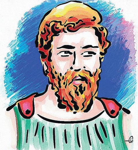 மெகஸ்தனிஸின் அதிர்ச்சி