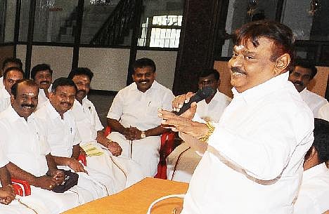 தமிழக நதிகளை இணைக்கும் திட்டத்தை செயல்படுத்துக: தேமுதிக வலியுறுத்தல்