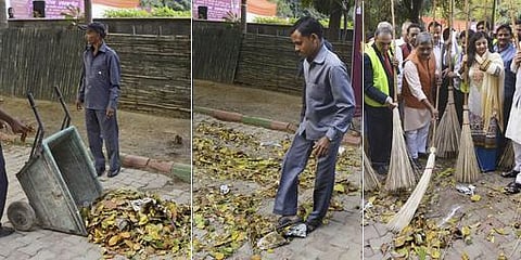 டெல்லியில் போலி தூய்மை இந்தியா திட்டம்: ட்விட்டரில் கழுவியூற்றப்படும் பாஜக