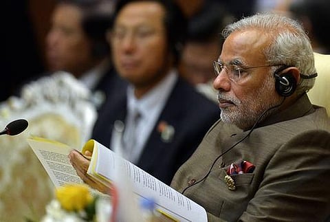 ஒபாமா, அபோட்டுடன்﻿ கட்டிட கலை நிபுணரின் வாழ்க்கை வரலாற்றை பகிர்ந்து கொண்ட மோடி﻿