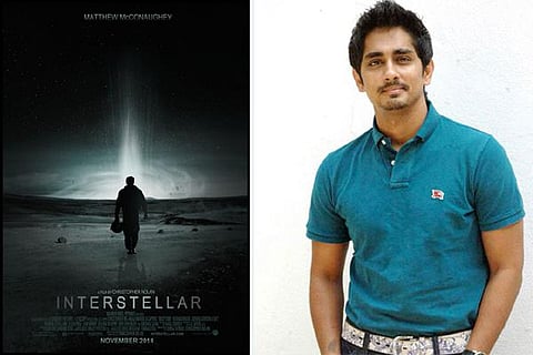 இன்டர்ஸ்டெல்லார் வாய்ப்பை இழந்த நடிகர் சித்தார்த்