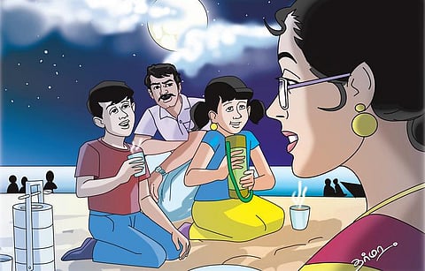 ஹை! சூடு குறையாம இருக்கே...﻿