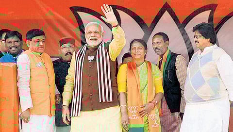 பழங்குடியினர் நிலத்தை யாராலும் பறிக்க முடியாது﻿: ஜார்க்கண்டில் பிரதமர் மோடி பிரச்சாரம்﻿