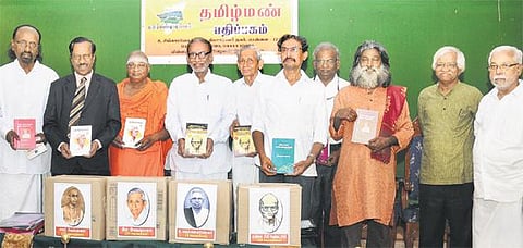 இந்திய விடுதலைப் போராட்டத்தின் பாதையை தீர்மானித்த திருக்குறள்﻿: தமிழர் தேசிய இயக்கத் தலைவர் பழ.நெடுமாறன் பெருமிதம்﻿