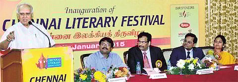 மாணவர்களுக்கு வாசிப்பு சூழலை உருவாக்க வேண்டும்: பாரதிய வித்யா பவன் தலைவர்  கிருஷ்ணராஜ் வானவராயர் பேச்சு