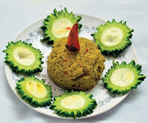 பாகற்காய் துவையல்﻿