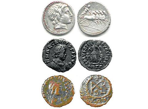 திருப்பூர் அருகே வெள்ளலூரில் பழமையான ரோமானிய நாணயங்கள் கண்டுபிடிப்பு﻿