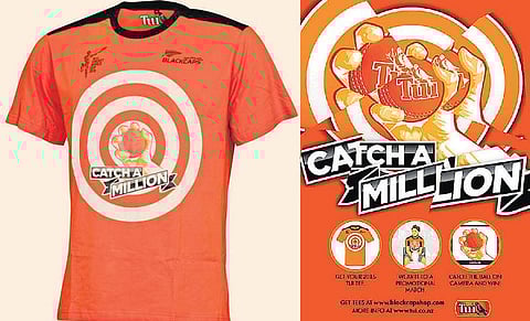 டி ஷர்ட் போடு, 10 லட்சம் டாலர்கள் பிடி