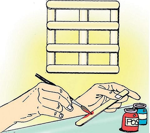 நீங்களே செய்யலாம்: அழகான வானவில் தட்டு﻿