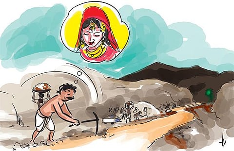 பிஹாரில் உள்ள மலை கிராமங்களுக்கு﻿ சாலை இல்லாததால் மணப்பெண் கிடைக்காத இளைஞர்கள்: வேறு வழியின்றி தாங்களாகவே சாலை அமைத்தனர்﻿