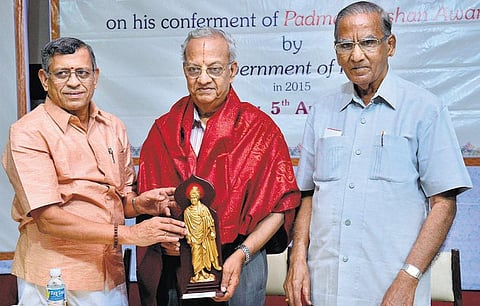 முன்னாள் தலைமை தேர்தல் ஆணையர் என்.கோபால்சாமிக்கு பாராட்டு விழா