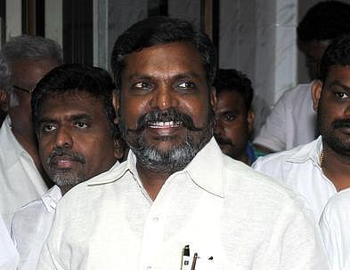 தமிழர்கள் பலி: ஆந்திர முதல்வர் மன்னிப்பு கேட்க திருமாவளவன் வலியுறுத்தல்