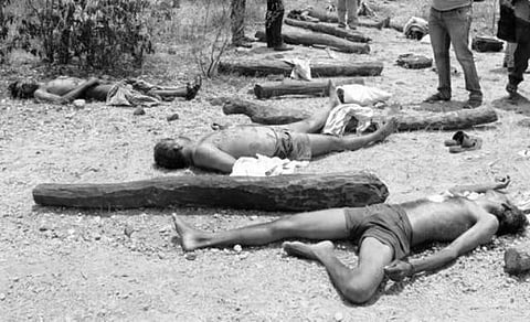 20 தமிழக தொழிலாளர்களை சுட்டுக் கொன்ற போலீஸார் மீது கொலை வழக்கு பதிவு செய்யுங்கள்﻿: ஆந்திர அரசுக்கு உயர் நீதிமன்றம் உத்தரவு﻿﻿