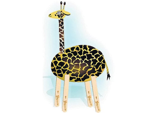 நீங்களே செய்யலாம்: உருளைக் கிழங்கு ஒட்டகச்சிவிங்கி﻿