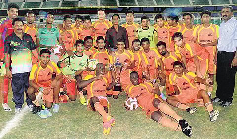 சென்னை லீக் கால்பந்து: ஹிந்துஸ்தான் ஈகிள்ஸ் சாம்பியன்﻿