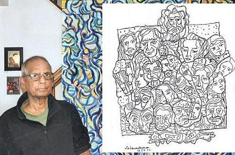 பெருக்கெடுத்த வண்ணங்கள் - அஞ்சலி: ஓவியர் எஸ்.என். வெங்கடராமன்