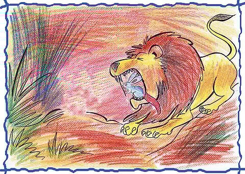 சித்திரக்கதை: பல்லு தேய்க்காத பலசாலி﻿