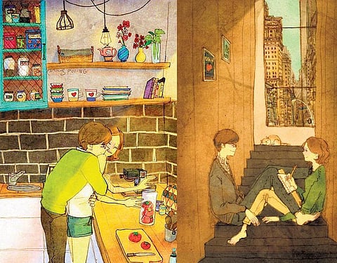 காதலைச் சொல்லும் ஓவியம்﻿