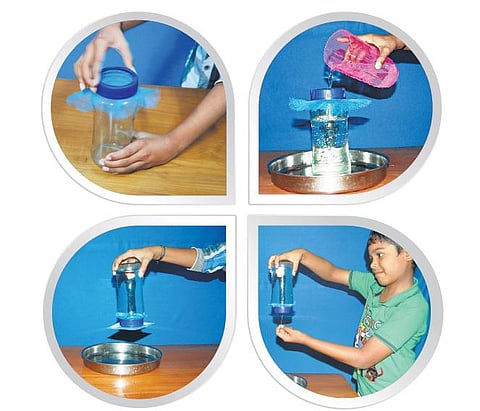 அடடே அறிவியல்: நீரைத்﻿ தடுக்கும் விசை﻿