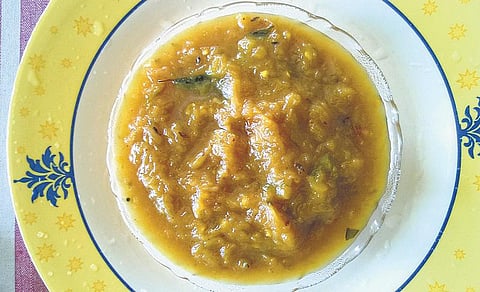 வெங்காய கடைசல்﻿