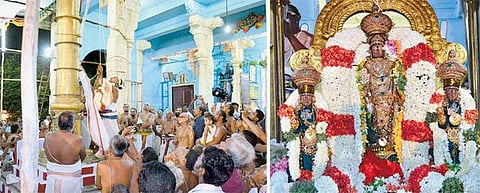 காஞ்சி வரதராஜபெருமாள் கோயிலில்﻿ வைகாசி பிரம்மோற்சவம் கொடியேற்றத்துடன் தொடக்கம்