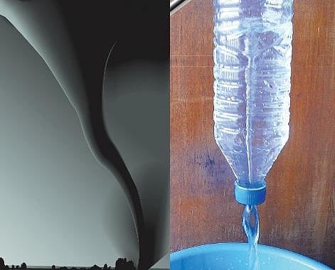 பாட்டிலுக்குள் குட்டிச் சூறாவளி!