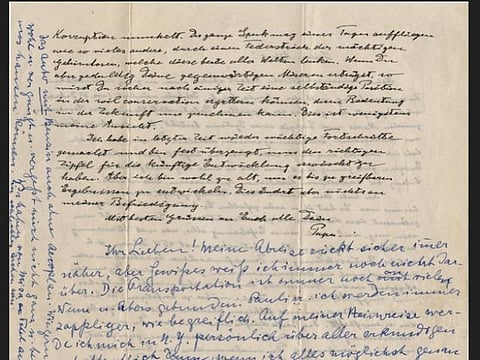 அறிவியல் மேதை ஐன்ஸ்டீனின் கடிதம் ரூ.37 லட்சத்துக்கு ஏலத்தில் விற்பனை