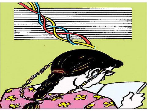 நீங்களே செய்யலாம் : கண்ணாடியைத் தாங்கும் பின்னல்﻿